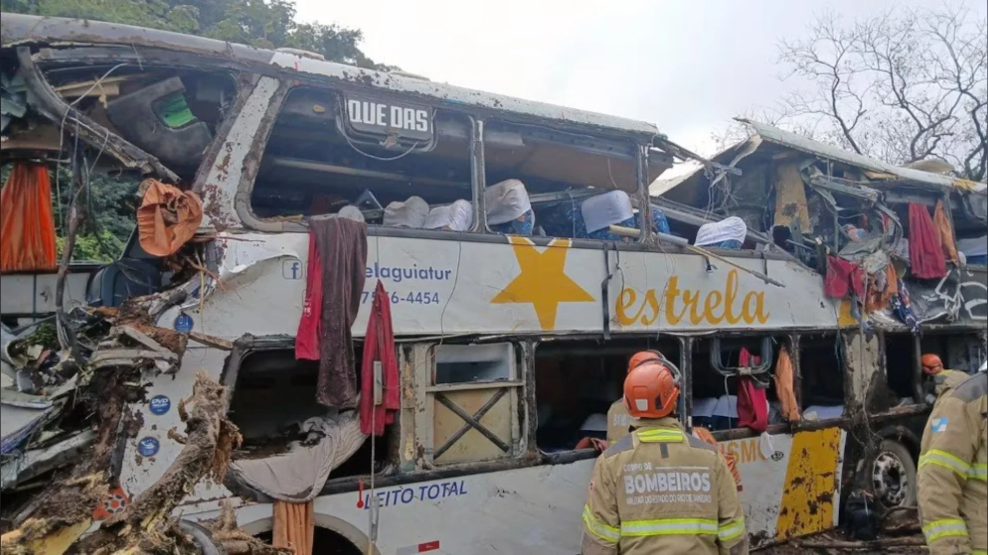 Accidente de autobús en Brasil deja al menos diez muertos y numerosos heridos