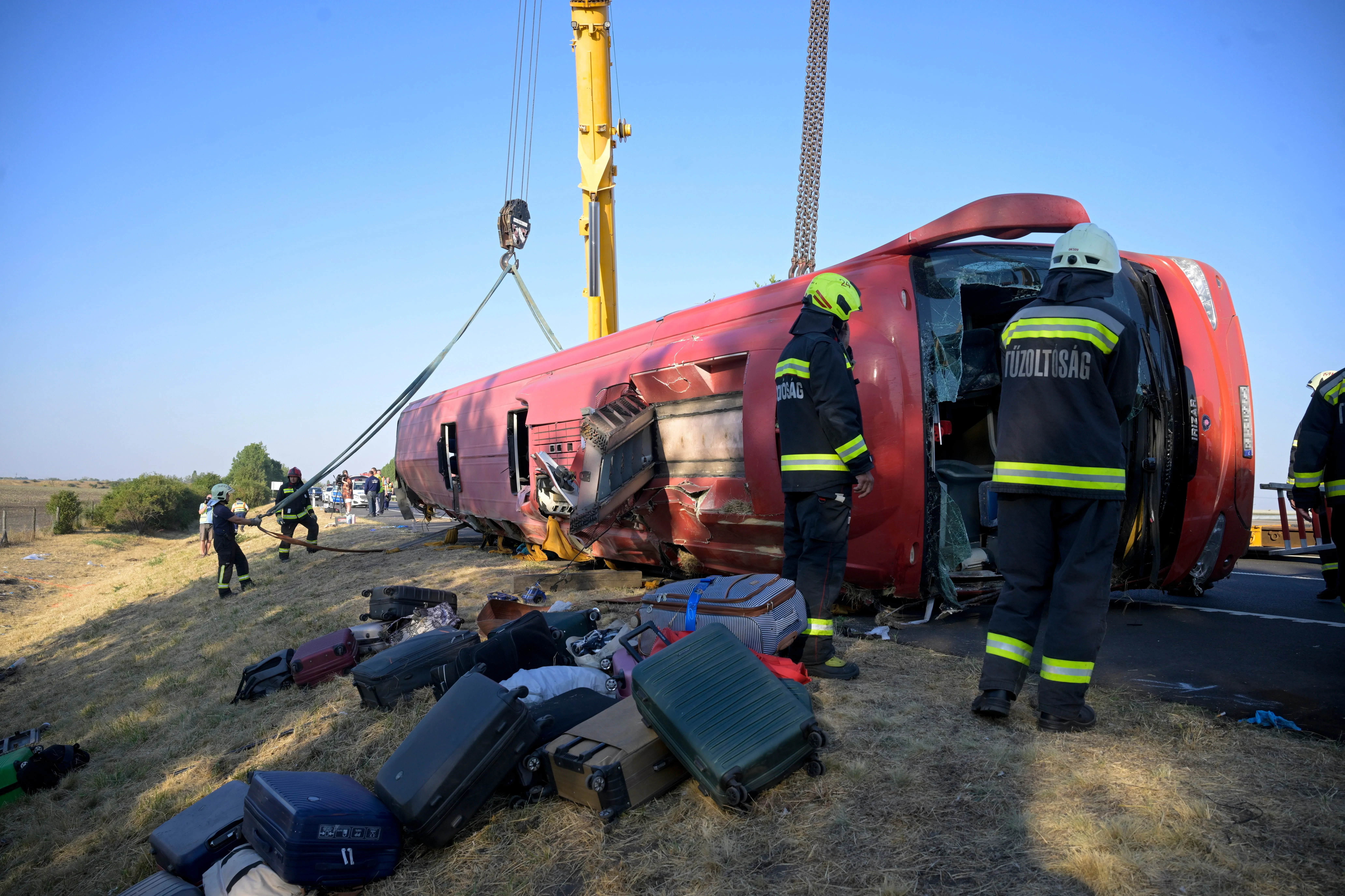 Accidente de autobús polaco en Hungría deja 12 muertos y más de 10 heridos