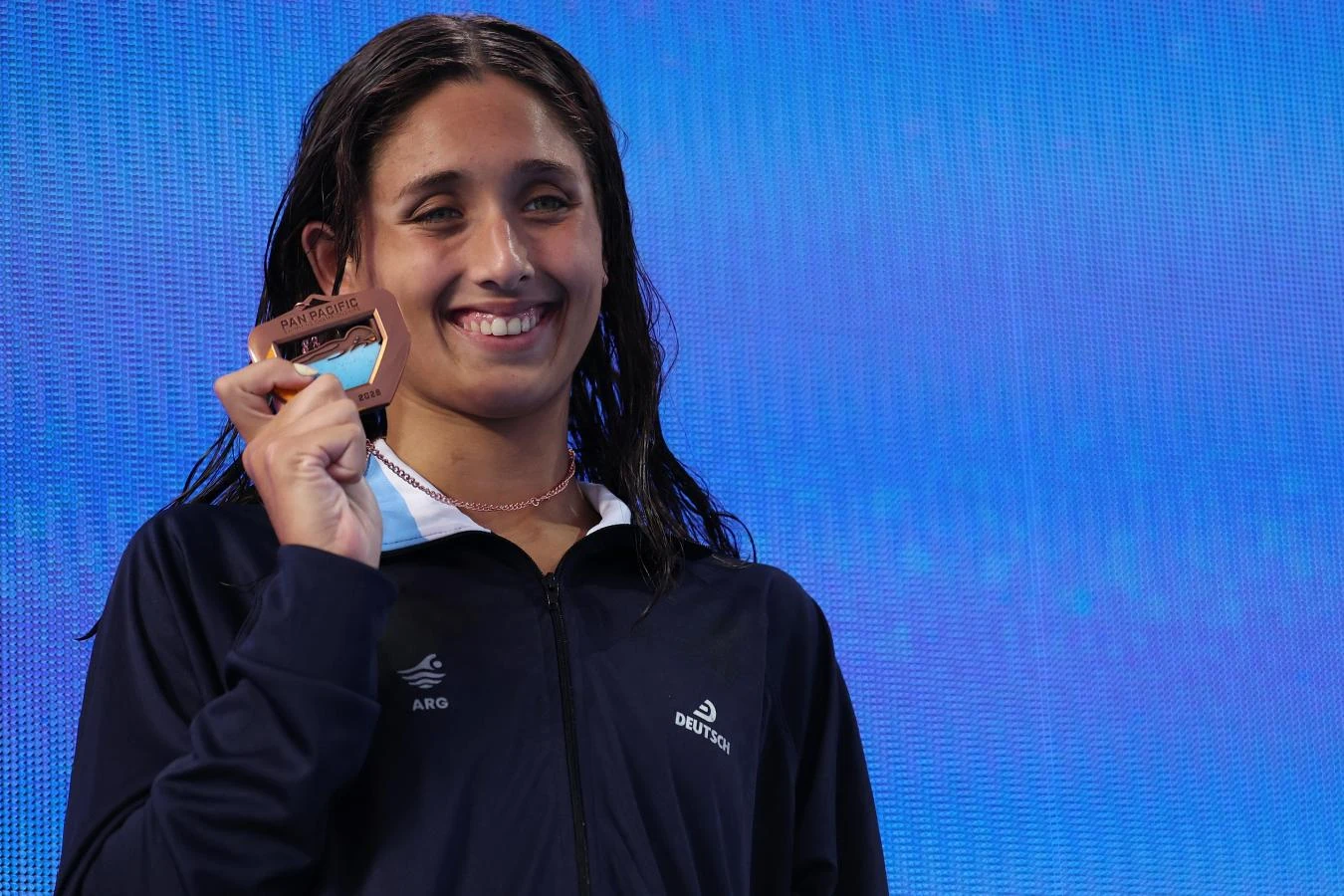 Agostina Hein consigue bronce y nuevo récord en los Pan Pacific Championships