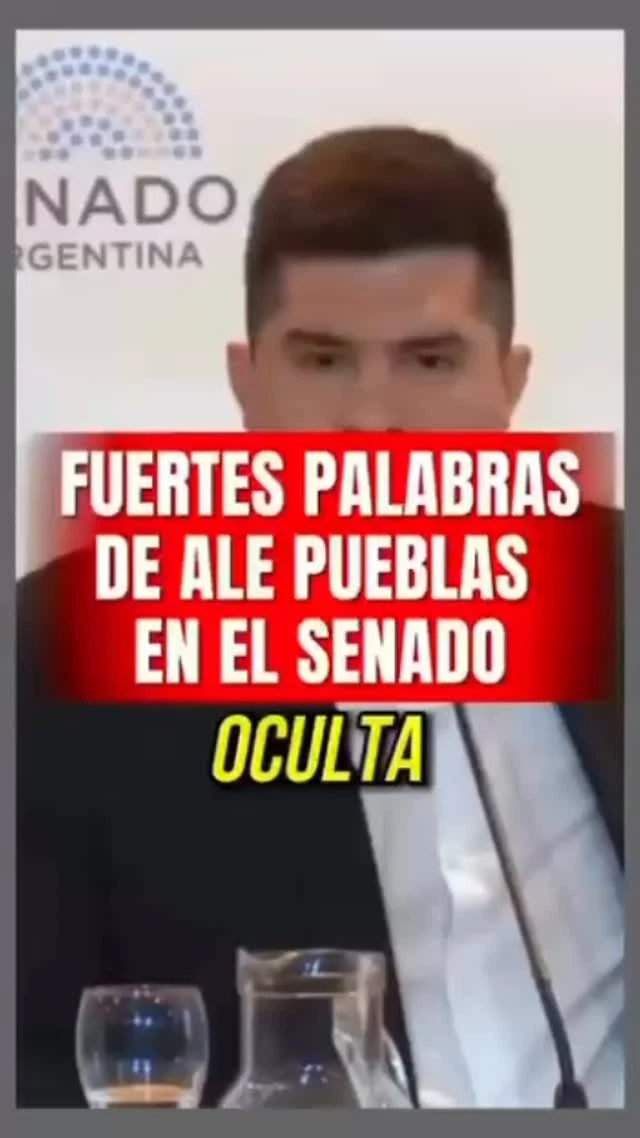 Ale Pueblas denuncia los casos de Loan y Lian en el Senado de la Nación