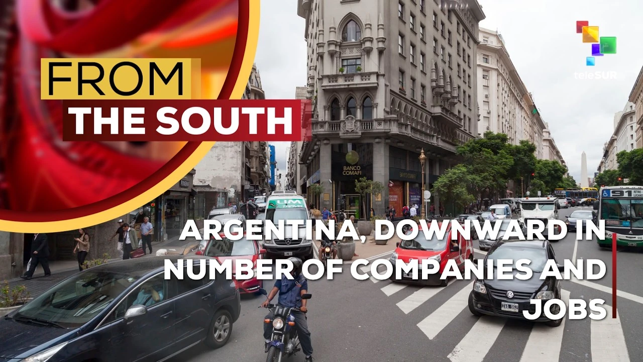 Argentina registra caída continua en número de empresas y empleo