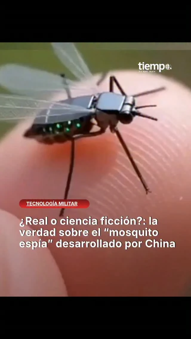 China presenta un robot volador inspirado en un mosquito para exploración