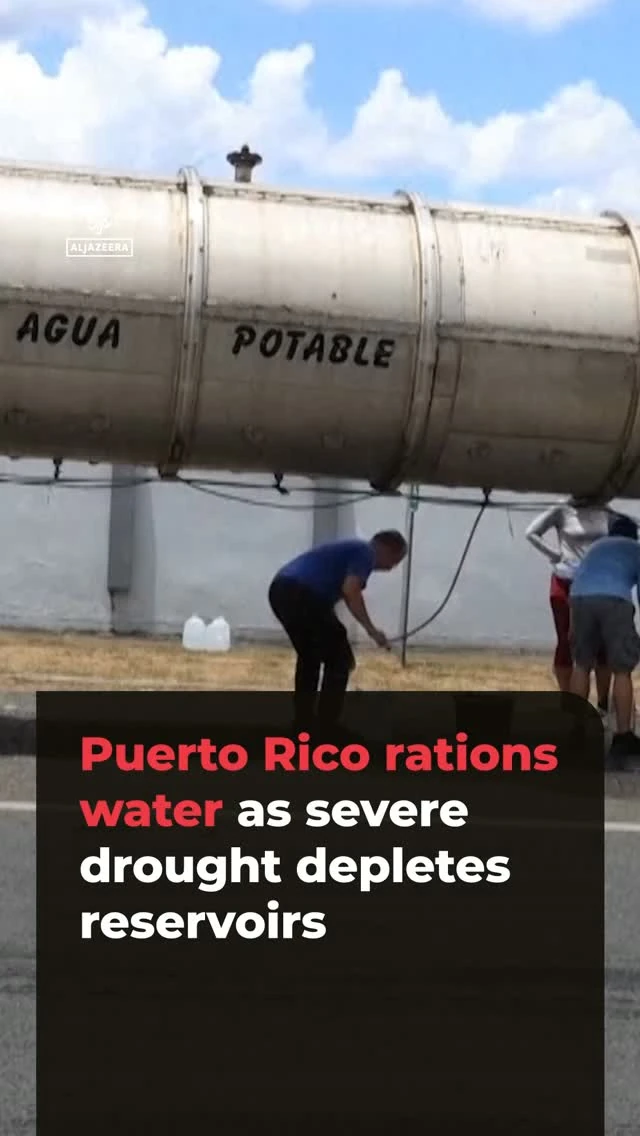 Comienza en Puerto Rico racionamiento de agua ante severa sequía