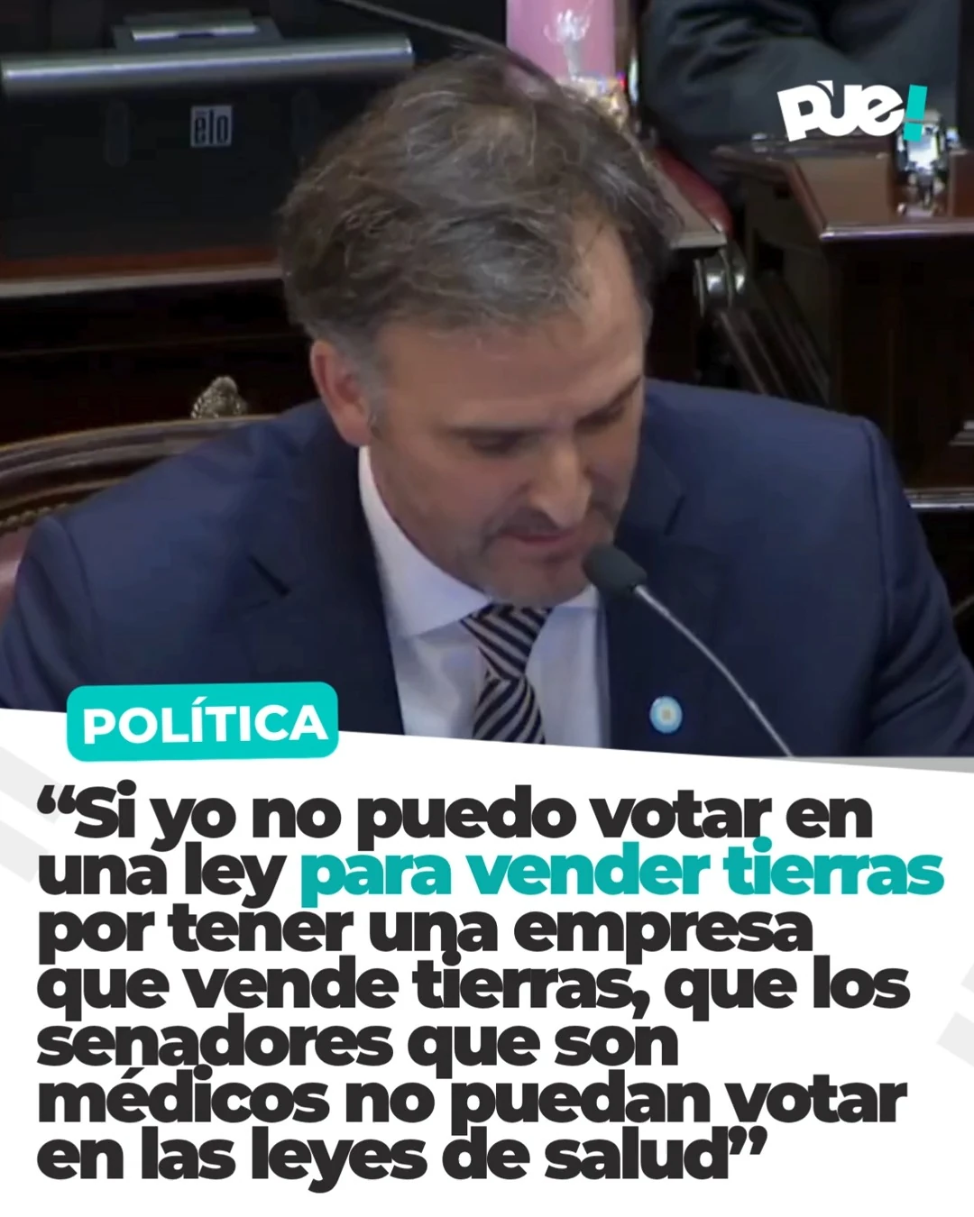 Controversia por posible conflicto de intereses de Benegas Lynch en la Ley de Tierras