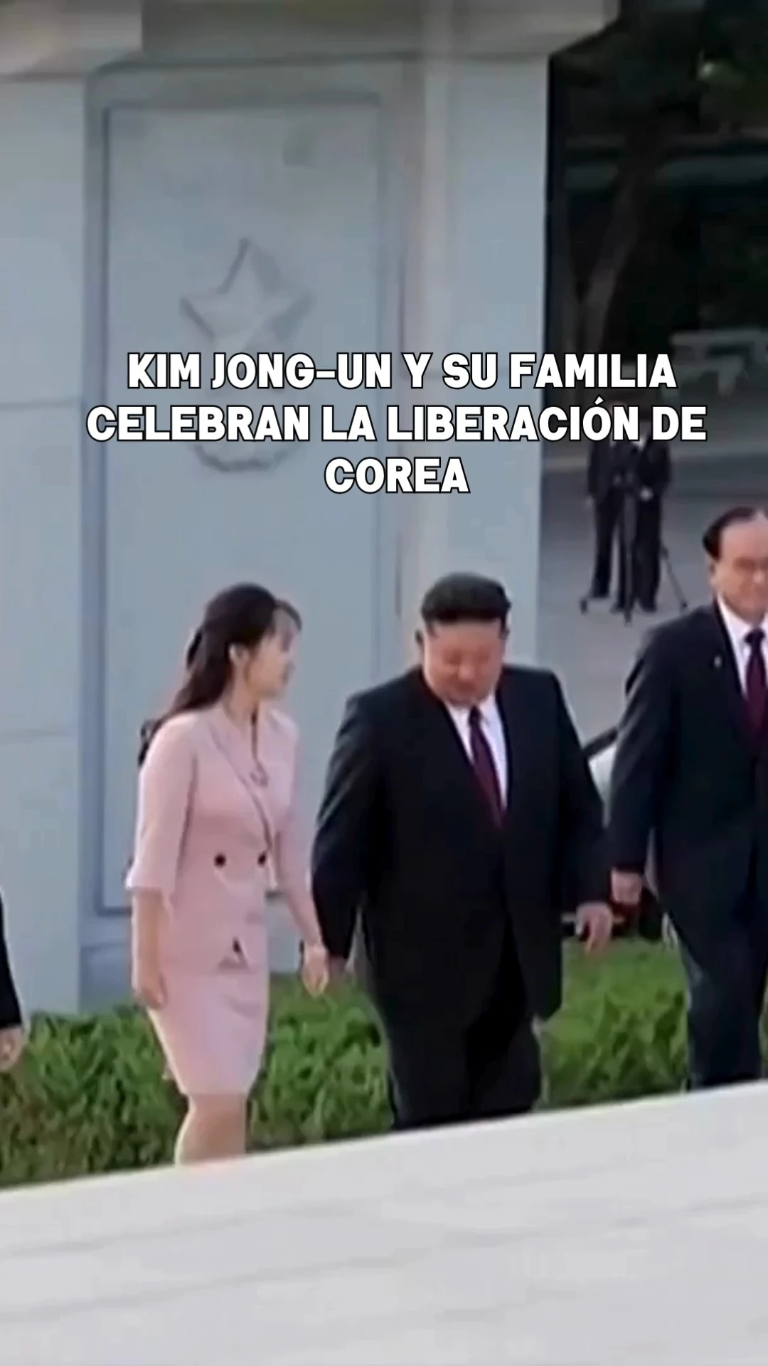 Corea del Norte conmemora el aniversario de la liberación con Kim Jong-un y su familia