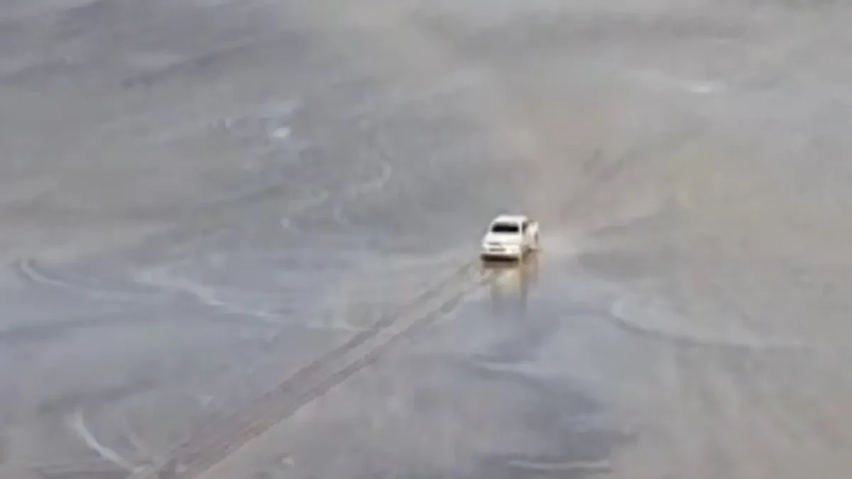Daños irreparables en la Pampa del Leoncito por una camioneta 4x4