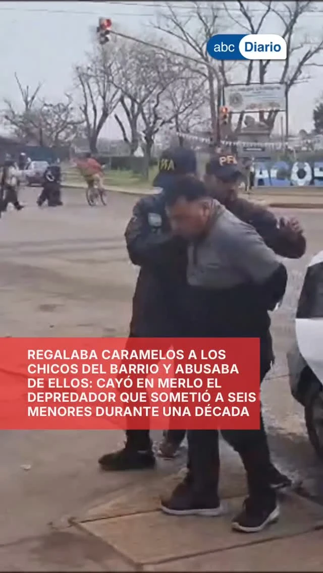 Detienen a hombre por abusos a seis menores en Merlo tras años de impunidad