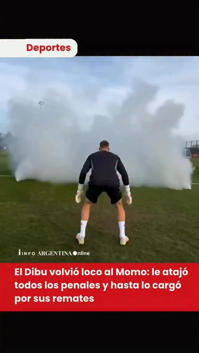 El Dibu Martínez brilla atajando penales en un divertido desafío con Momo