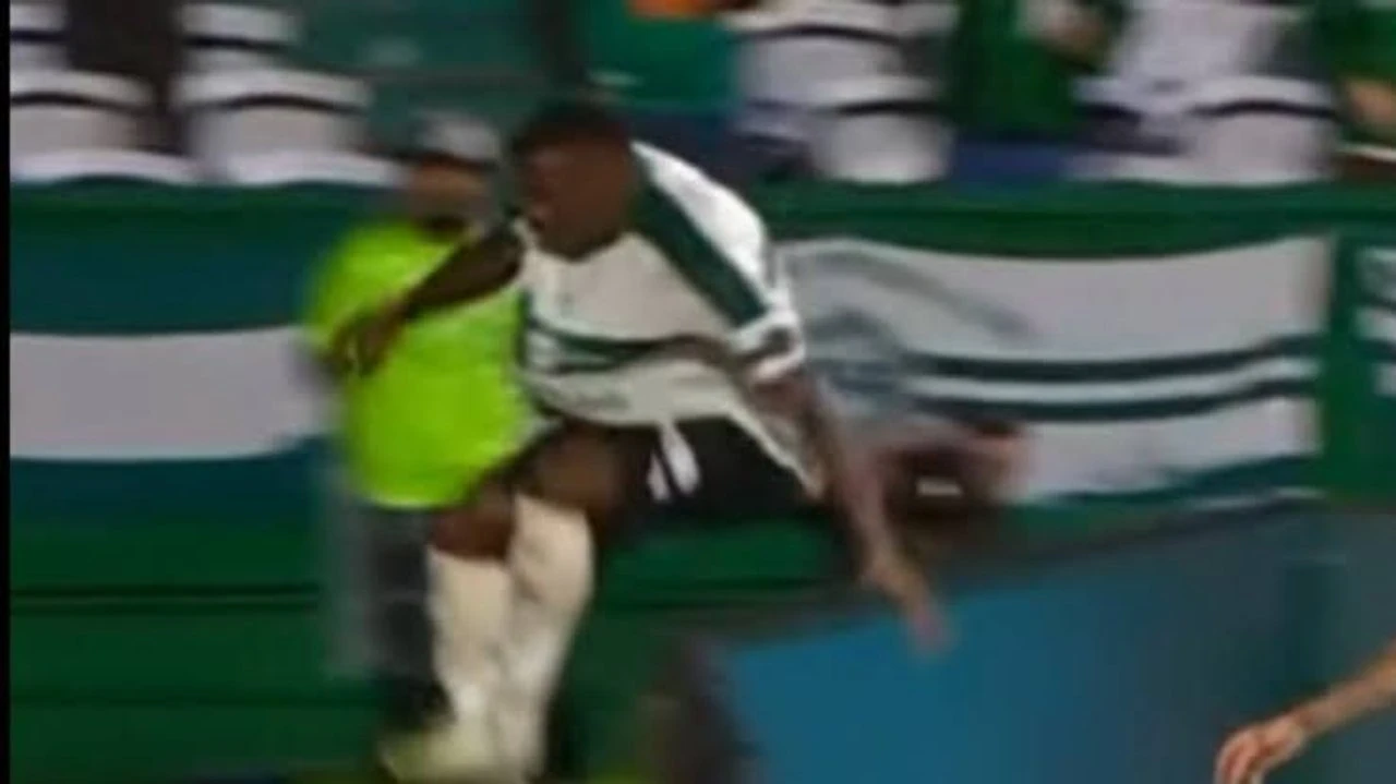 El insólito festejo de Jacy Maranhão que terminó en una caída y una lesión