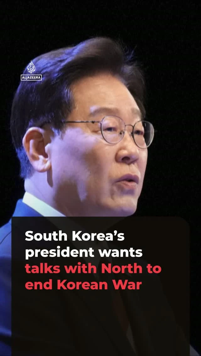 El presidente surcoreano propone conversaciones para terminar la Guerra de Corea