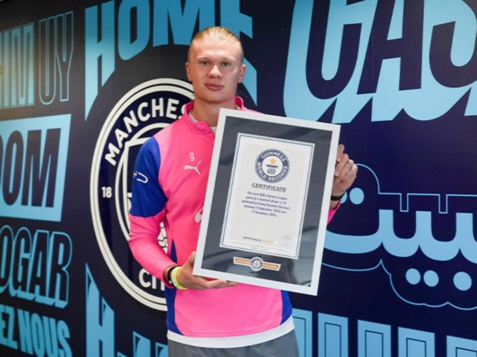Erling Haaland recibe cuatro récords Guinness antes del inicio de la Premier League