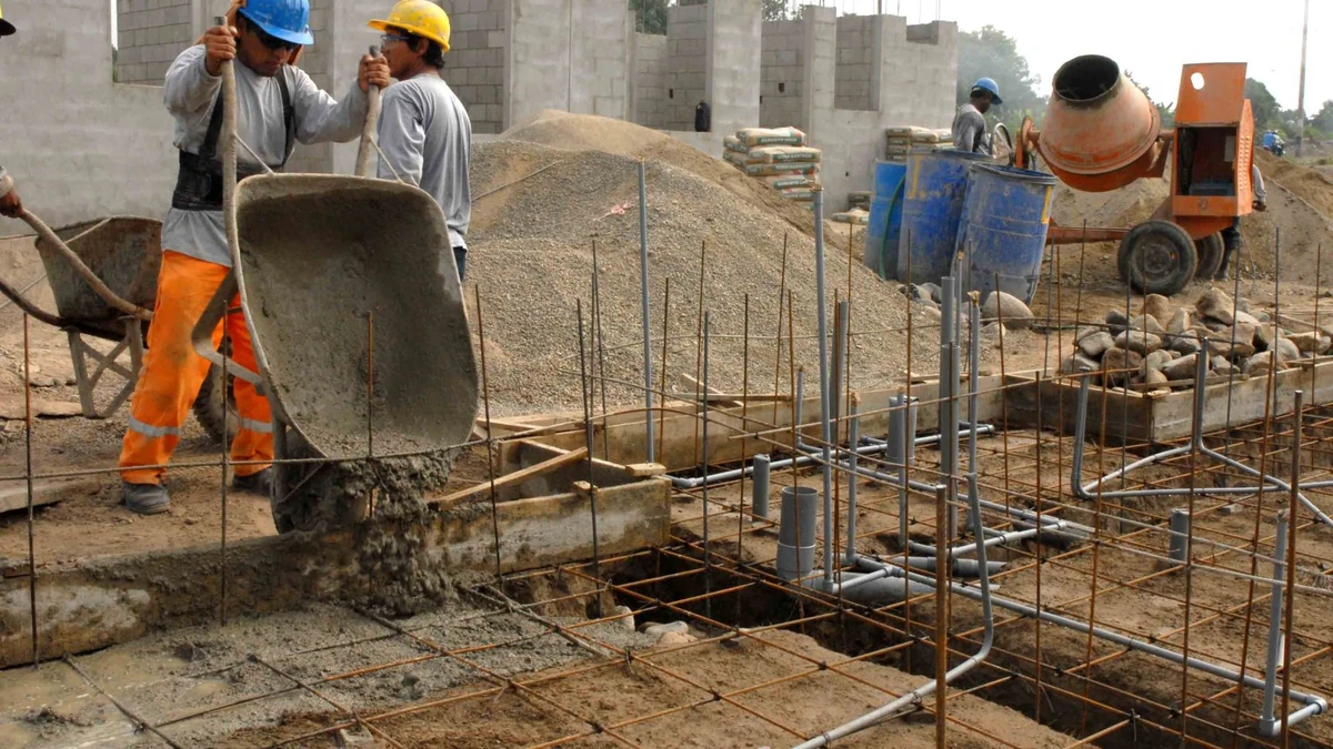La actividad constructiva en Argentina se reduce un 4,1% en junio de 2026