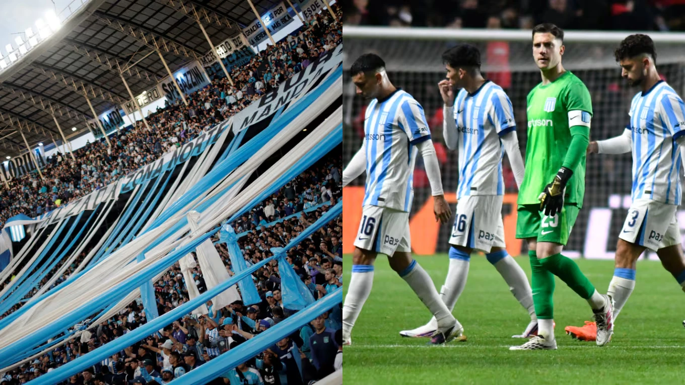 La barra de Racing se reunió con los referentes del plantel antes de un partido clave