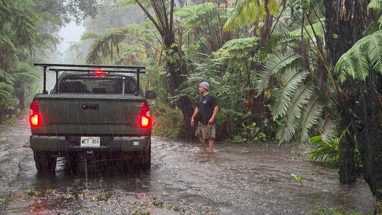 La tormenta Lala causa inundaciones y daños en la Isla Grande de Hawái