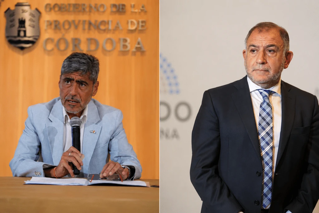 Luis Juez y el ministro Quinteros protagonizan un cruce sobre la seguridad en Córdoba