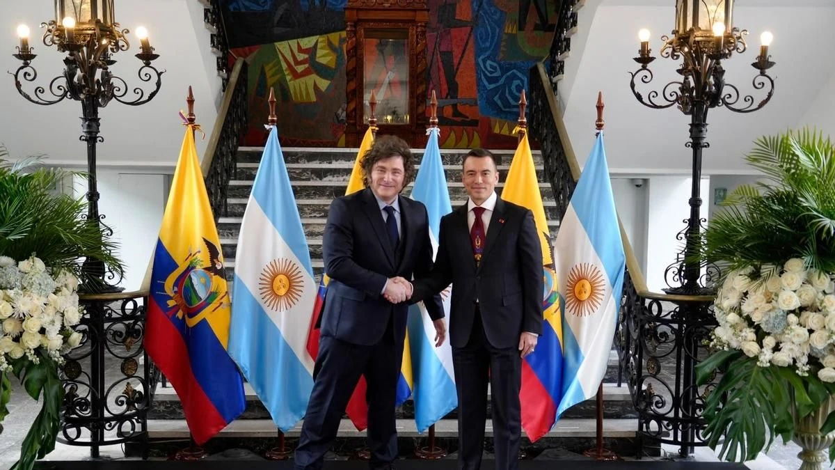Milei y Noboa firman acuerdos para fortalecer la cooperación entre Argentina y Ecuador