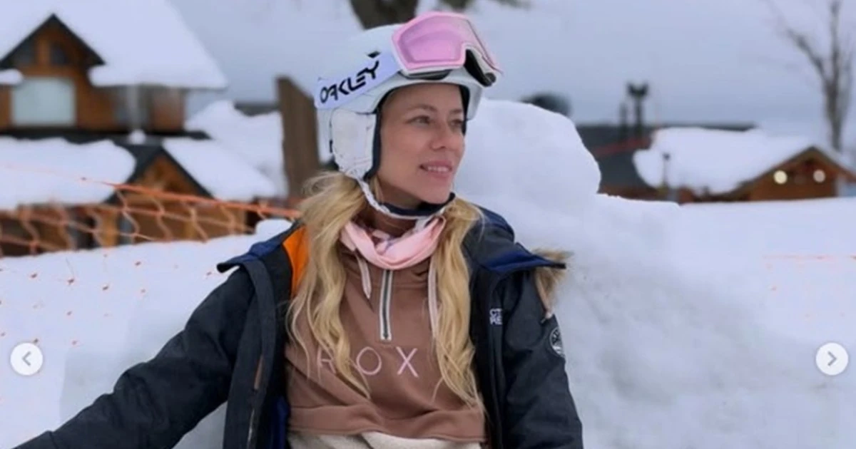Nicole Neumann disfruta de unas vacaciones familiares en San Martín de los Andes