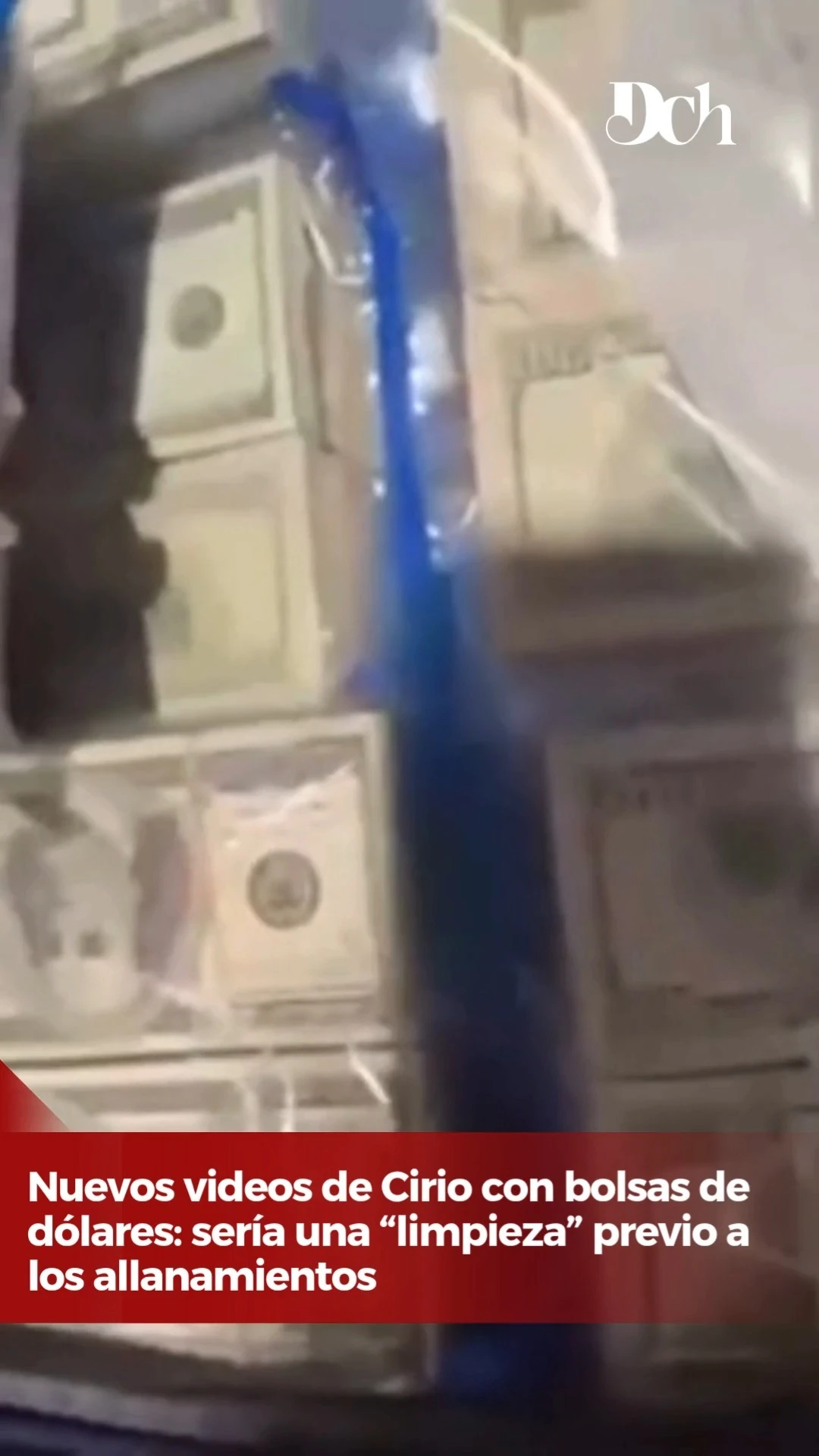 Nuevos videos de Cirio con dólares generan sospechas de encubrimiento