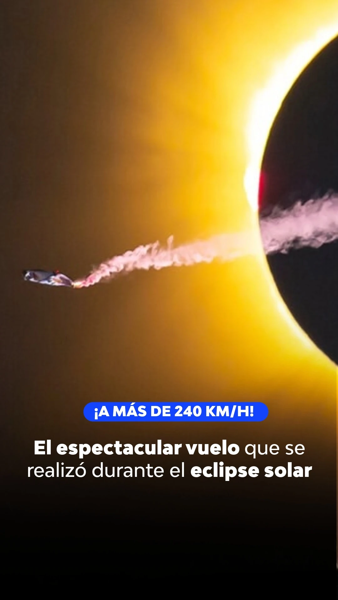 Paracaidista desafía límites en impresionante hazaña durante eclipse solar en España