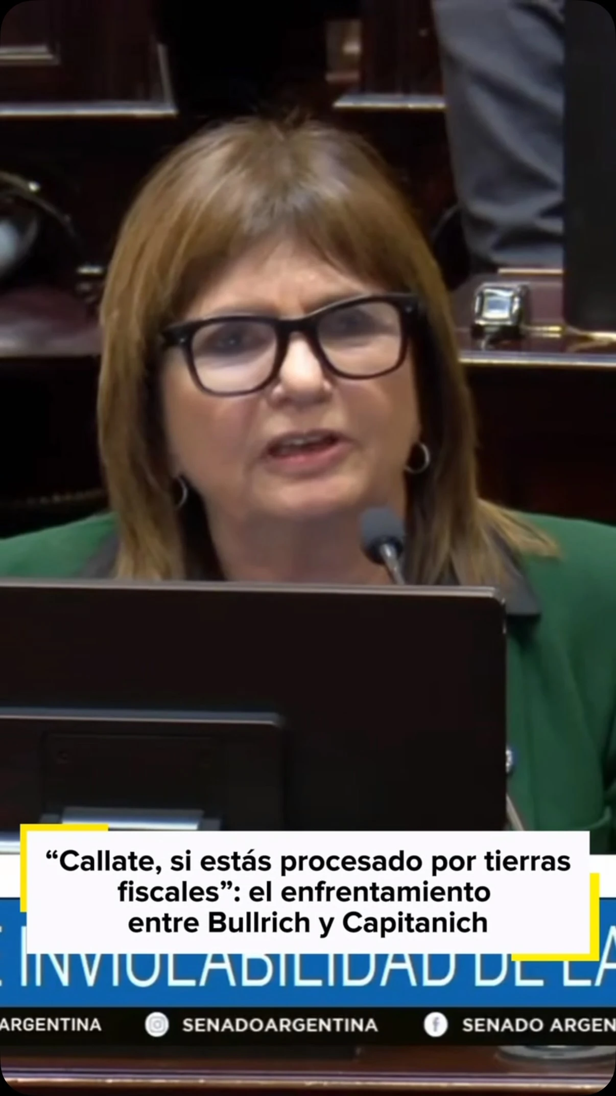 Senadora recuerda a exgobernador por casos de tierras durante sesión legislativa