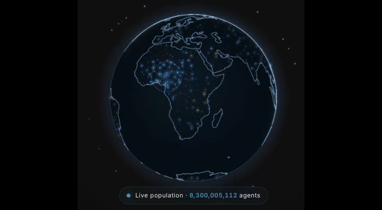 Investigadores de Harvard y MIT simulan el planeta con 8.3 mil millones de personas AI