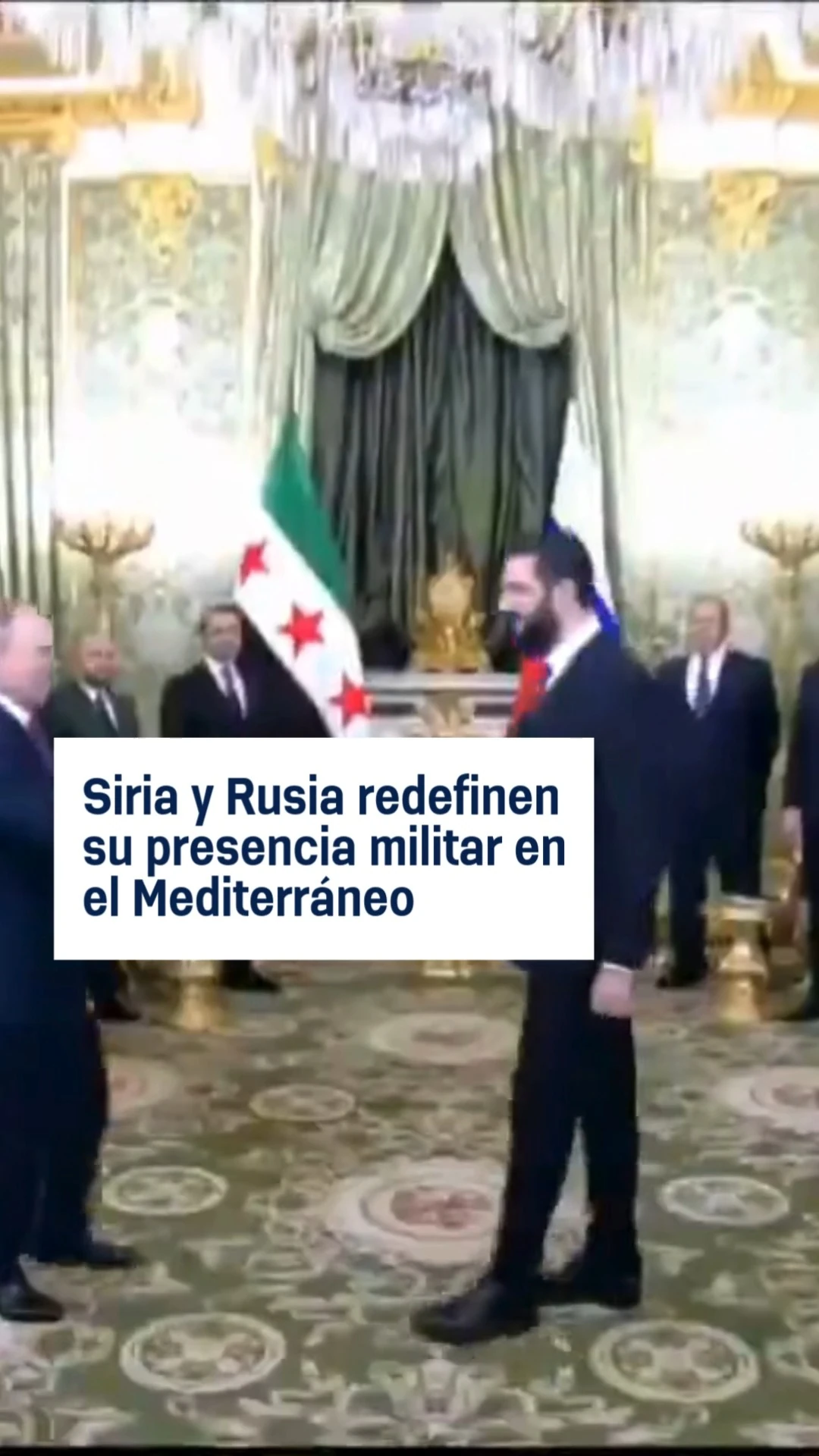 Siria y Rusia acuerdan el futuro de bases estratégicas en Hmeimim y Tartus