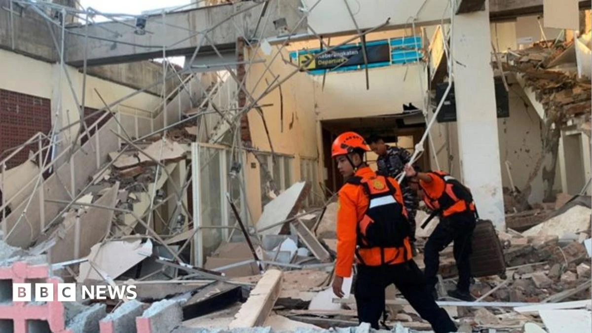 Terremoto de magnitud 7.7 en Indonesia deja al menos 47 muertos
