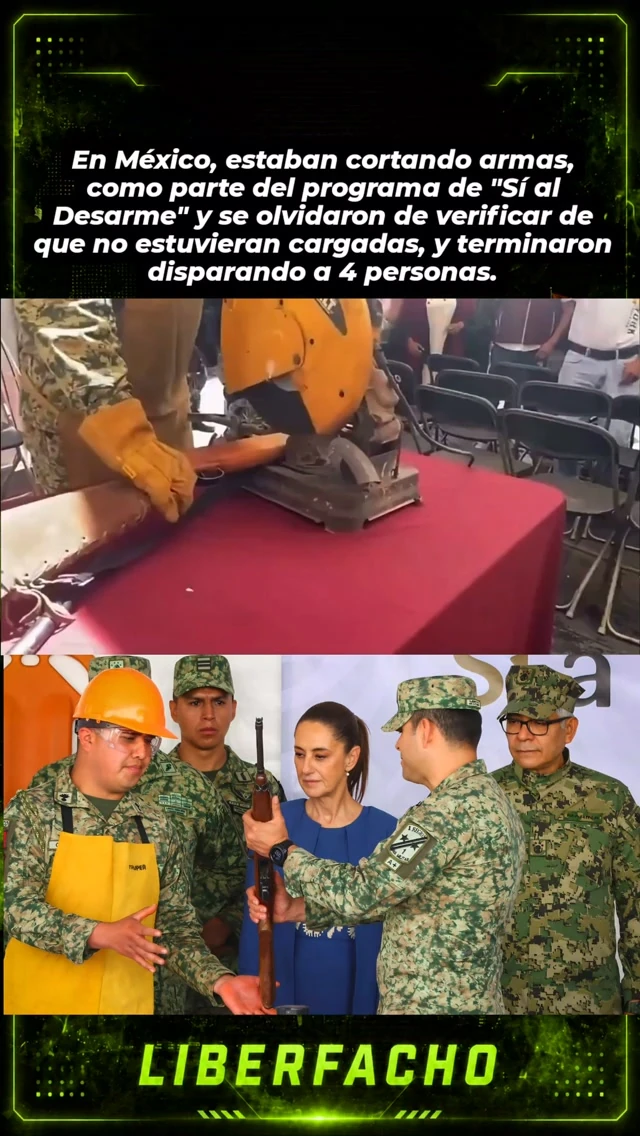 Tragedia en México: disparos accidentales durante el desarme de armas
