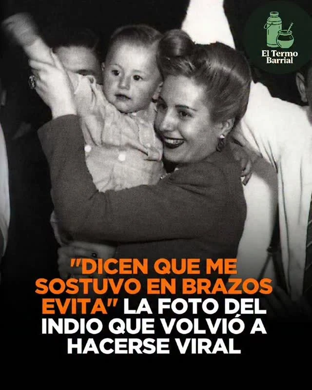 Una imagen histórica une a Evita y al Indio Solari en un emotivo relato