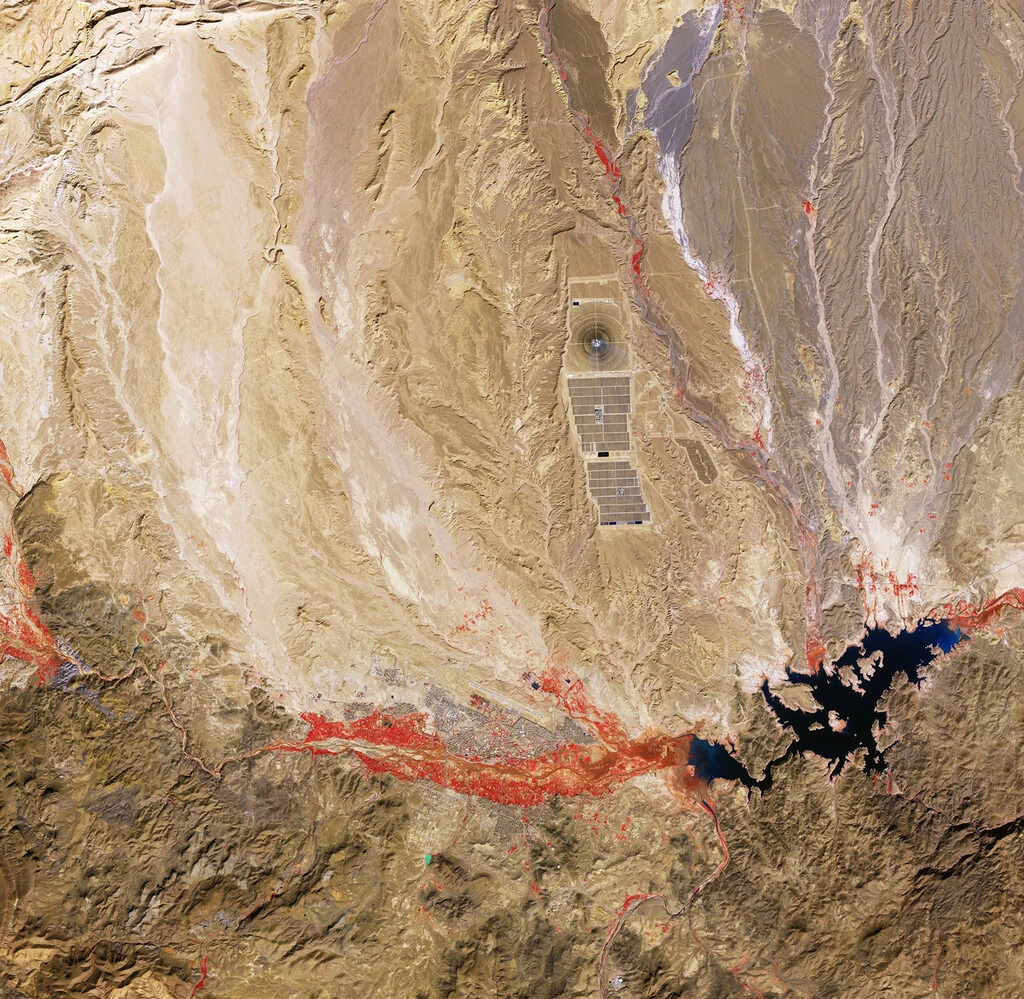 Una inquietante imagen satelital revela una mancha roja en Marruecos
